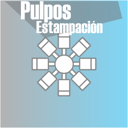 pulpos estampación