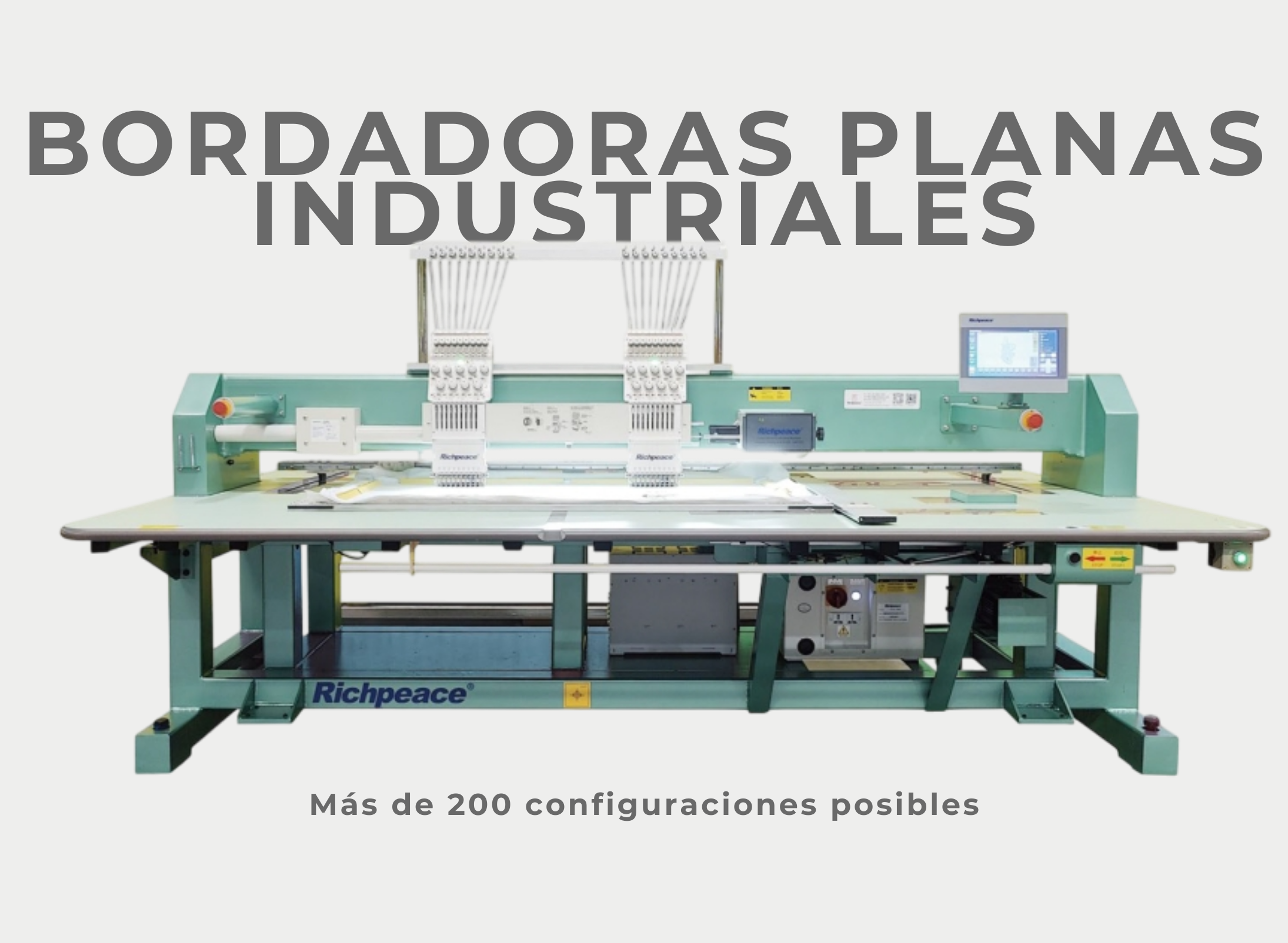 BORDADORAS PLANAS INDUSTRIALES - 1